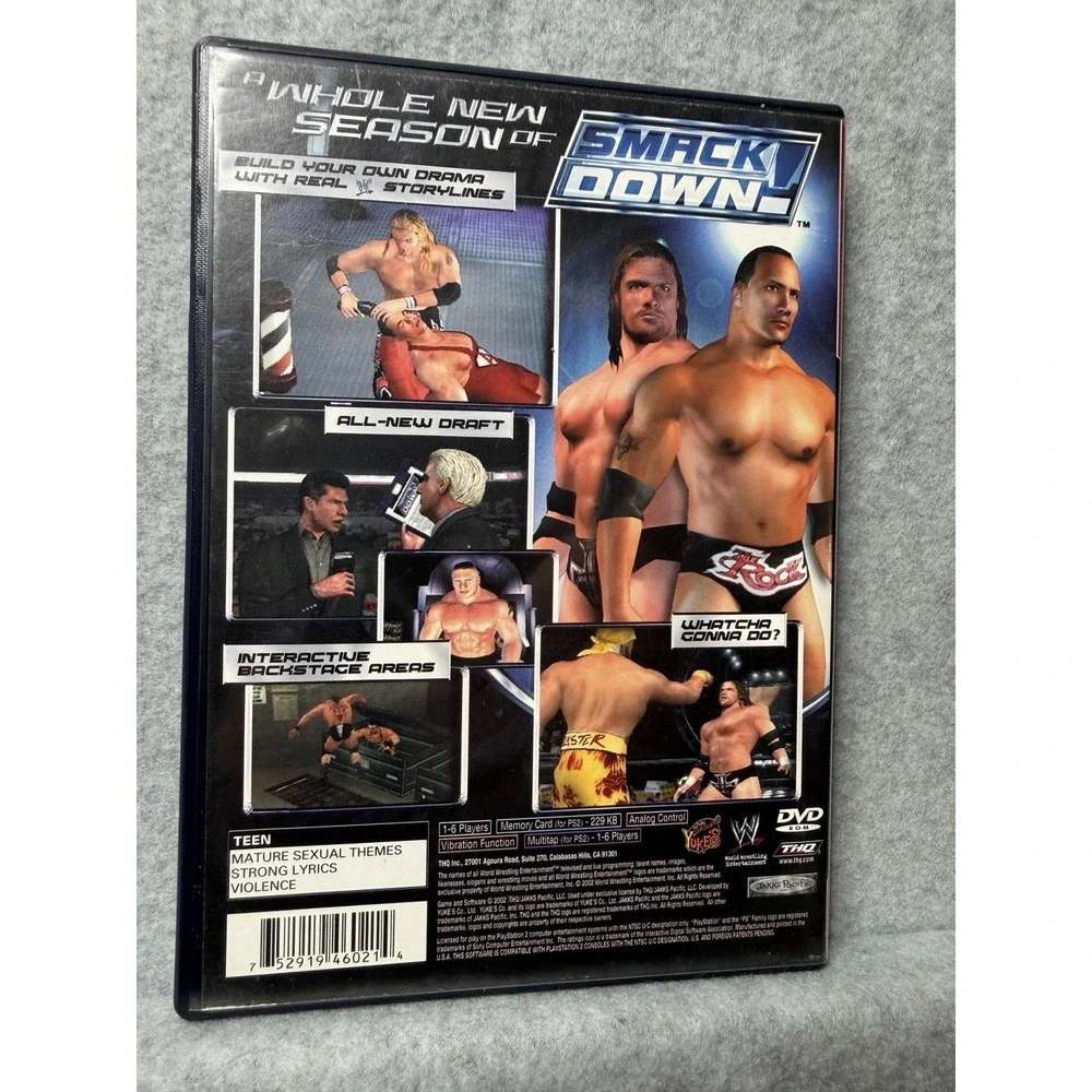 Wwe Smackdown-Shut Your Mouth - Sony PlayStation 2 No Manual